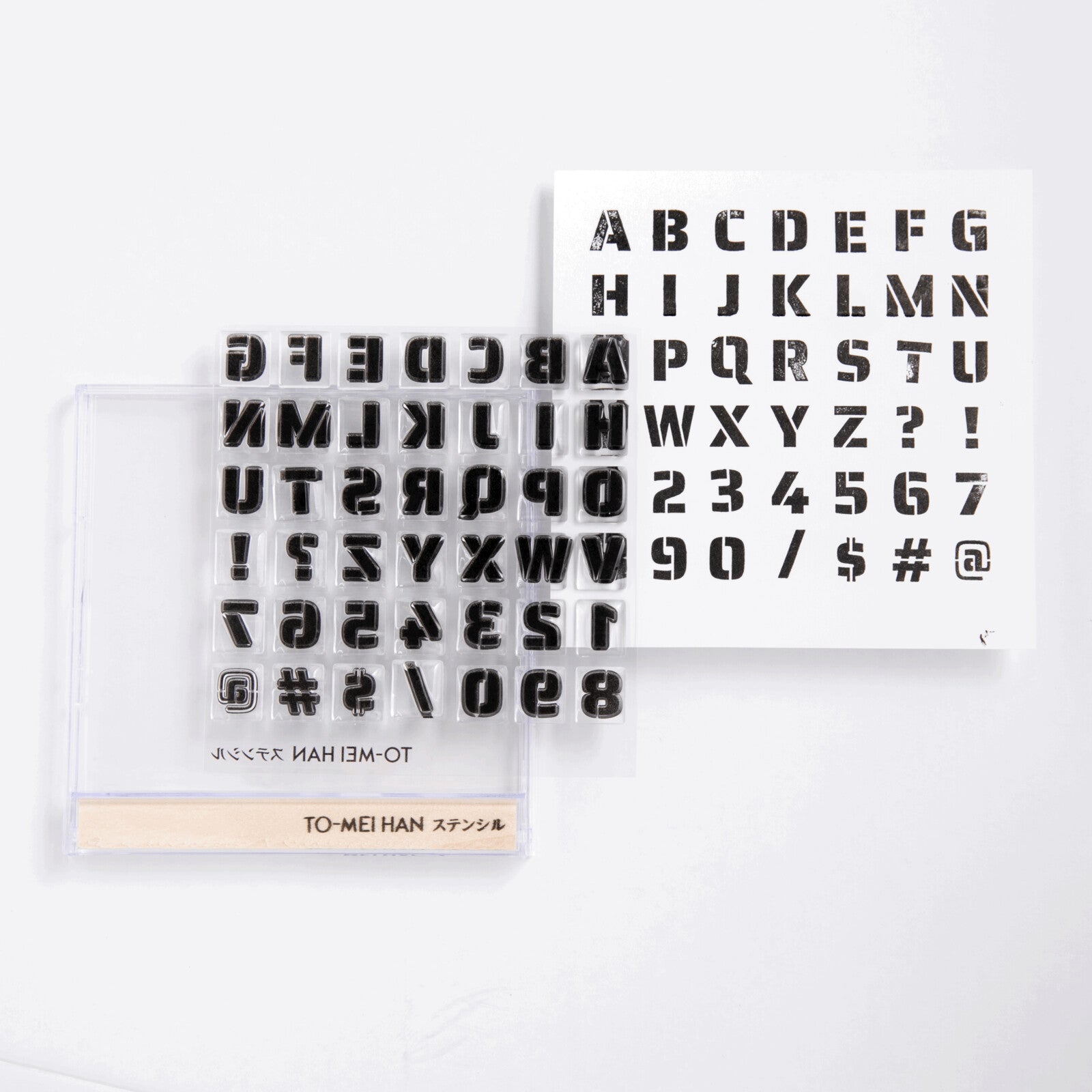 TO-MEI HAN Alphabet Clear Stamp / tri-gram