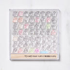 TO-MEI HAN Alphabet Clear Stamp / tri-gram
