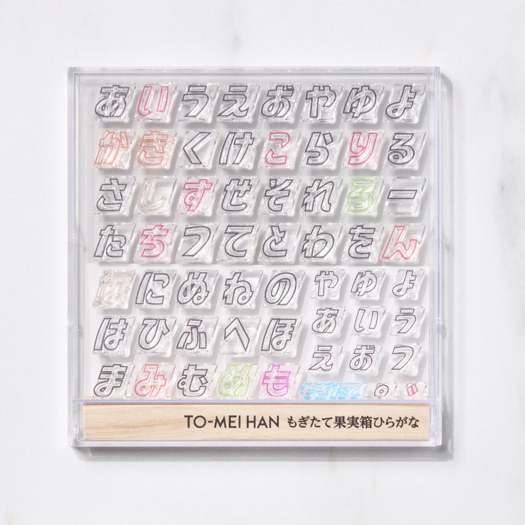 TO-MEI HAN Alphabet Clear Stamp / tri-gram