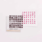 TO-MEI HAN Alphabet Clear Stamp / tri-gram