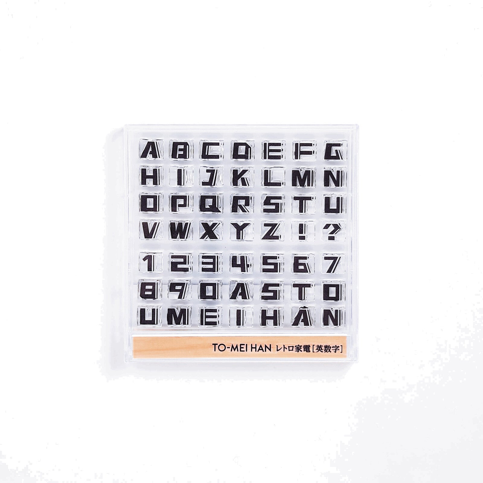 TO-MEI HAN Alphabet Clear Stamp / tri-gram