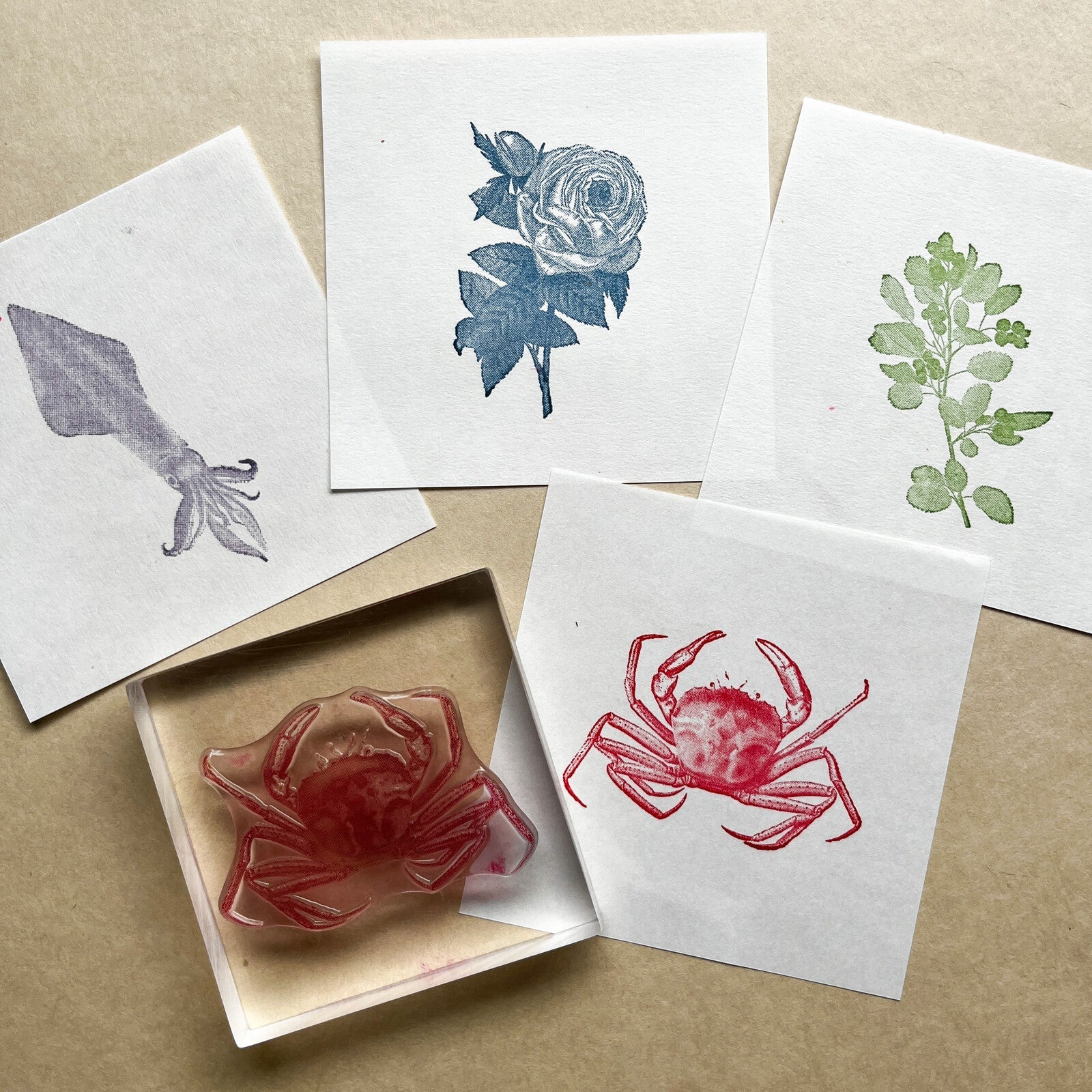 TO-MEI HAN Biology Stamps / tri-gram
