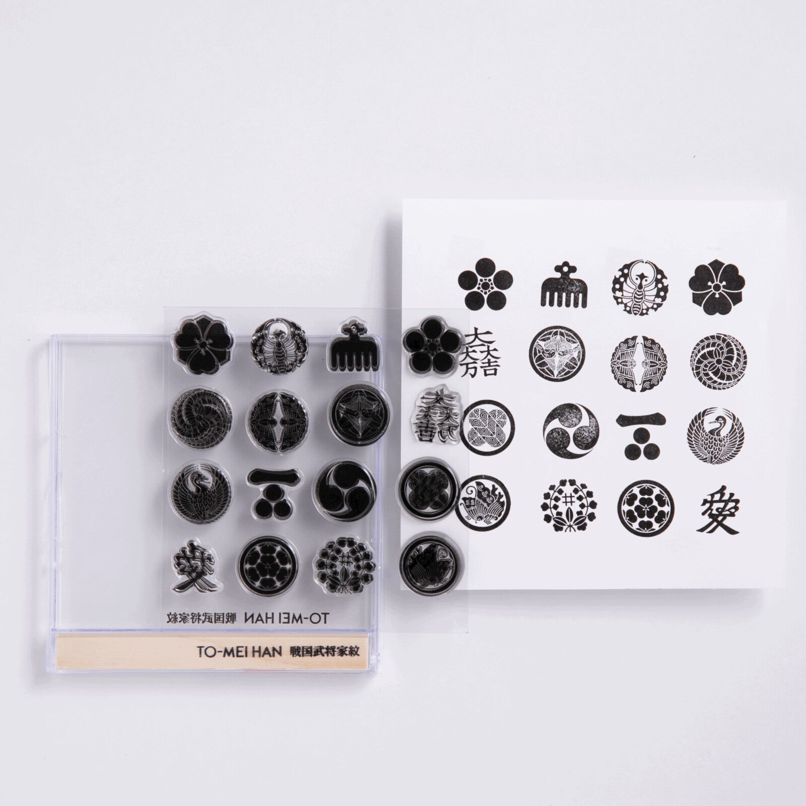 TO-MEI HAN Family Crest Clear Stamp / tri-gram