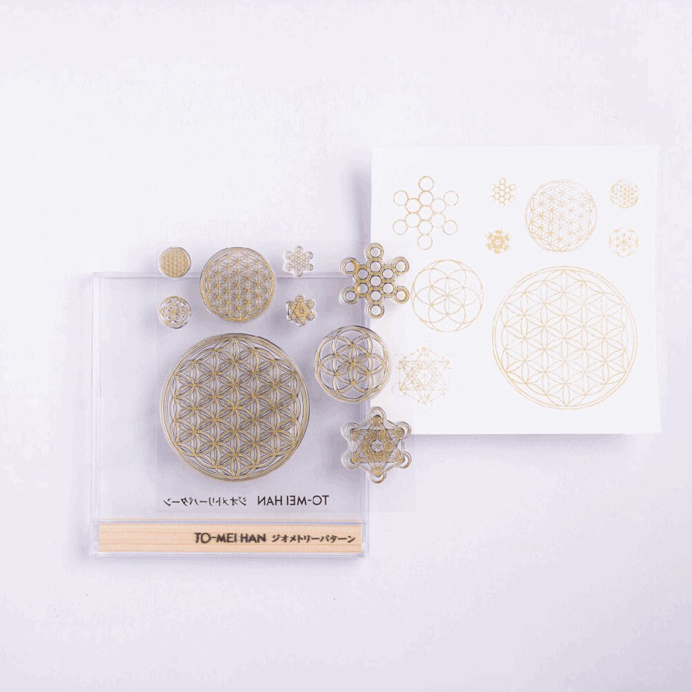 TO-MEI HAN Geometric Pattern Clear Stamp / tri-gram