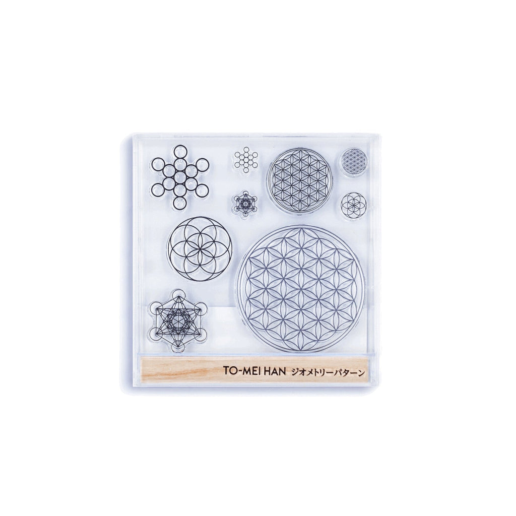 TO-MEI HAN Geometric Pattern Clear Stamp / tri-gram