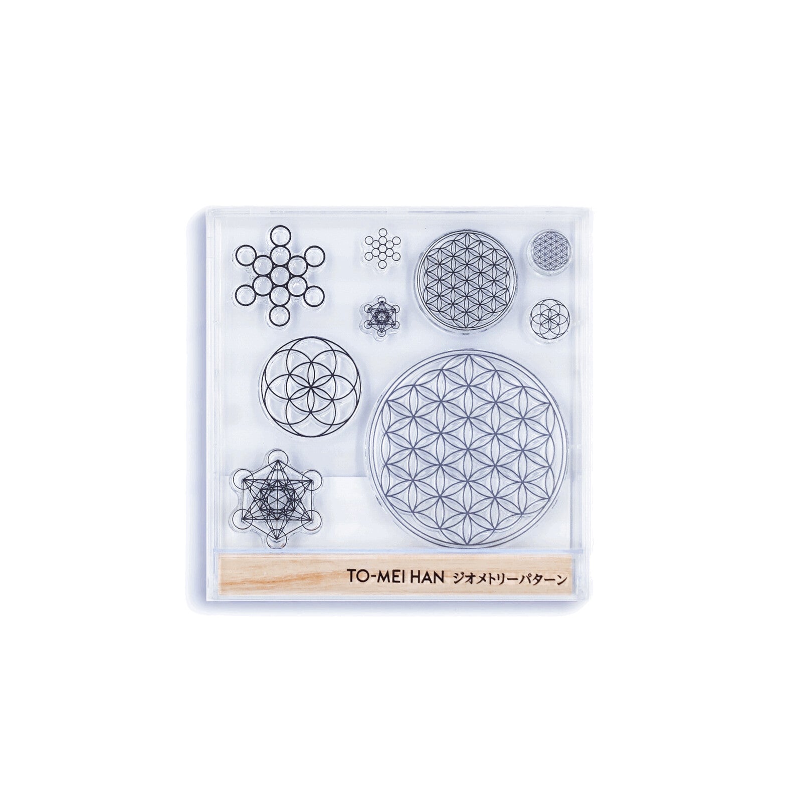 TO-MEI HAN Geometric Pattern Clear Stamp / tri-gram