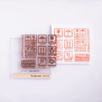 TO-MEI HAN Packaging Symbols Stamp / tri-gram