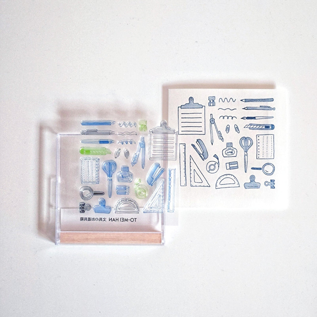 TO-MEI HAN Stationery Tool Box Clear Stamp / tri-gram