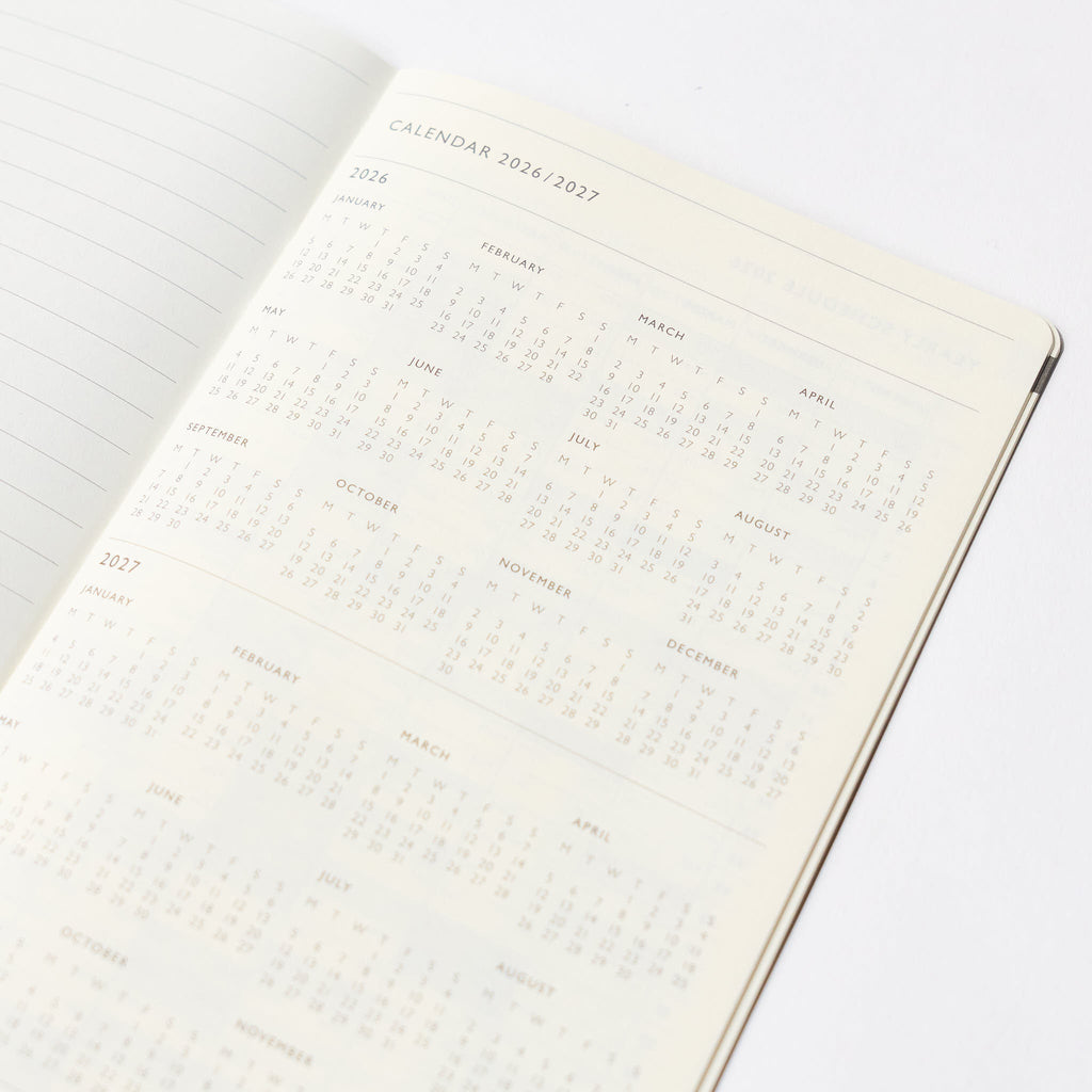 TODAY Monthly Block Planner 2026 B6 Slim / TOUCH & FLOW
