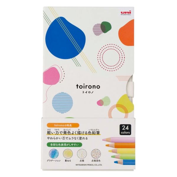 toirono Color Pencil Set / uni Mitsubishi Pencil