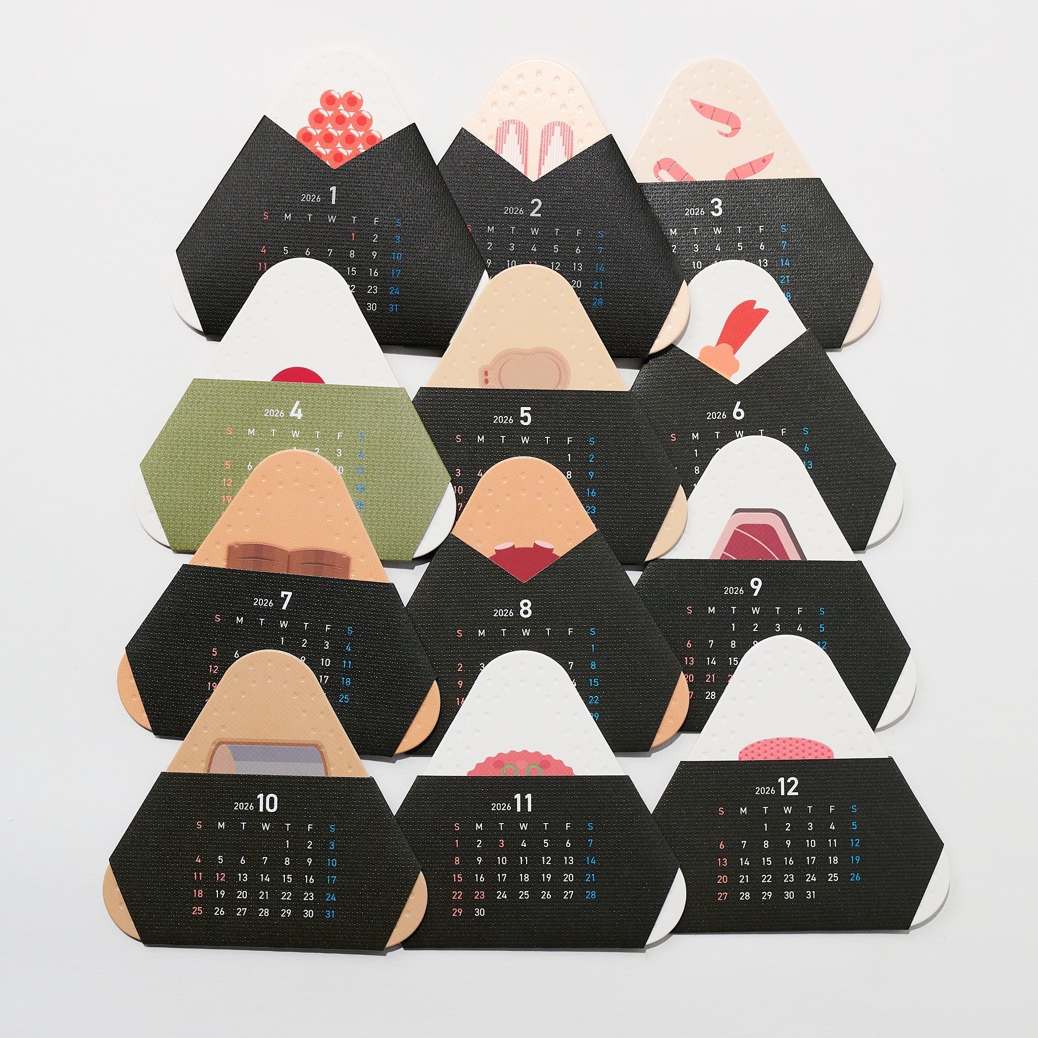 TOKYO TSUKIJI ONIGIRI CALENDAR 2026 / ICHIKUDO