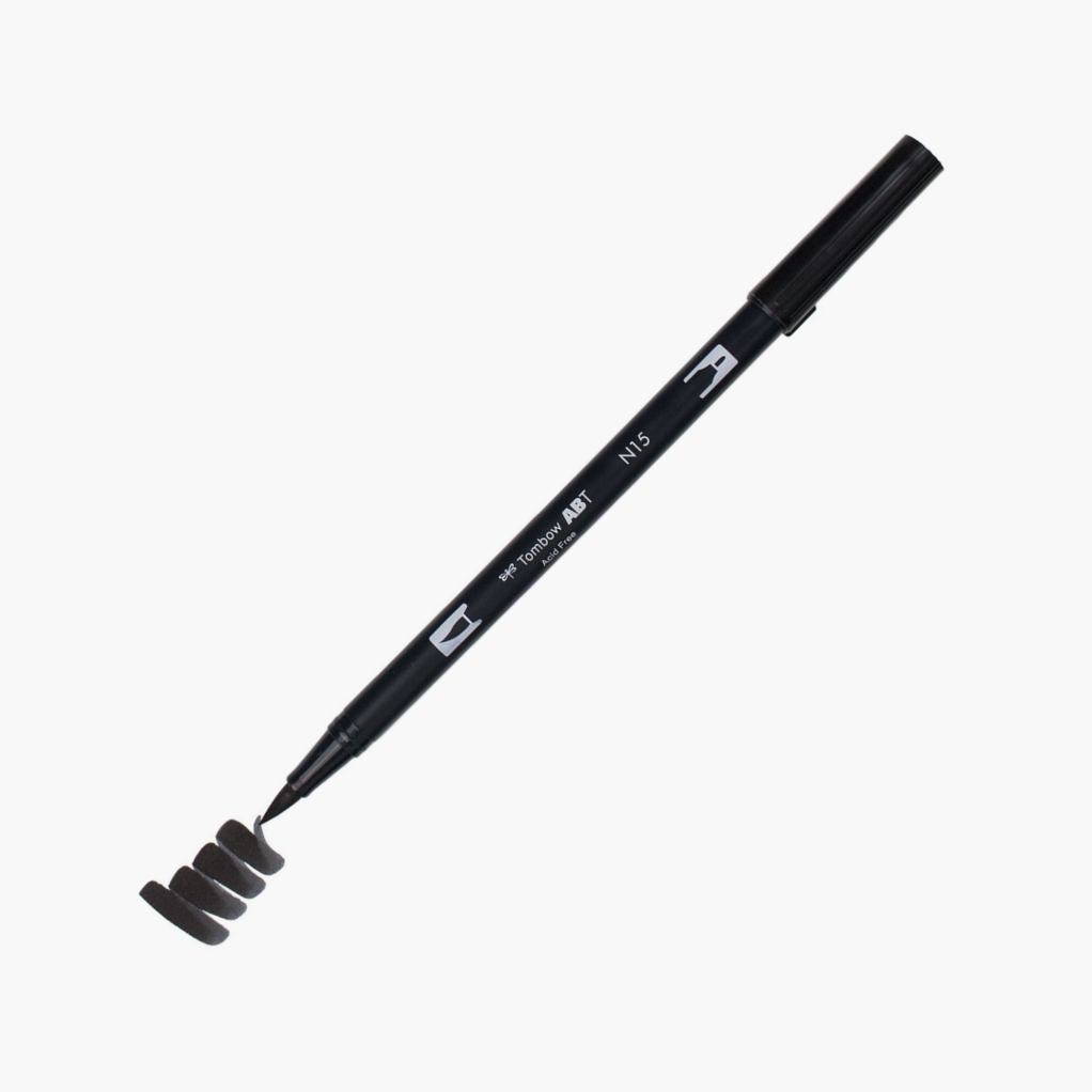 Tombow ABT Dual Brush Pen - Black