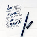 Tombow ABT Dual Brush Pen - Black
