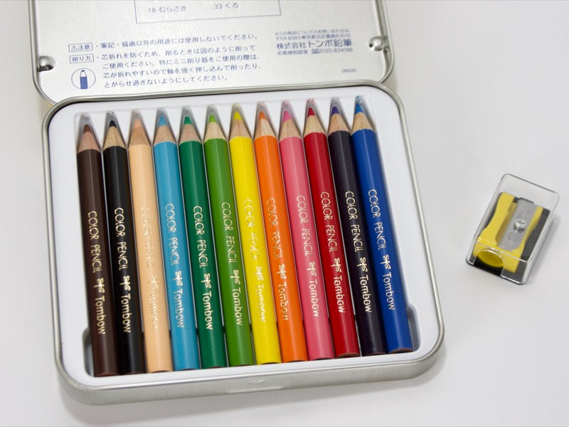 Tombow Travel Size 12 Color Pencil Set