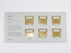 Traveler's Company Brass Index Clip Set