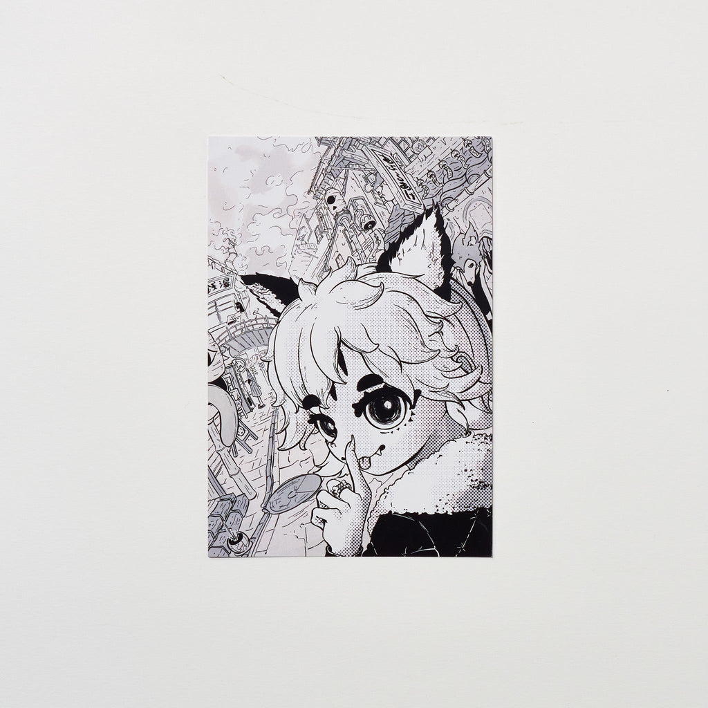 "Tricker Street" Postcard by Comoro / Bungu