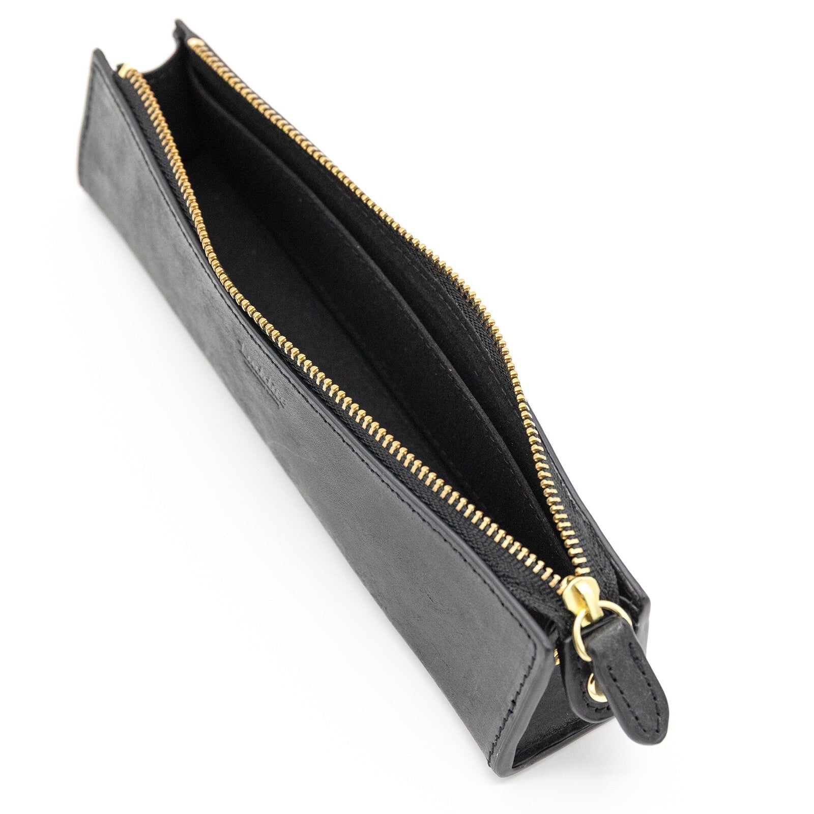 MAYA Leather Trilateral Pen Case Medium / Luddite