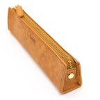 MAYA Leather Trilateral Pen Case Medium / Luddite
