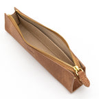 MAYA Leather Trilateral Pen Case Medium / Luddite