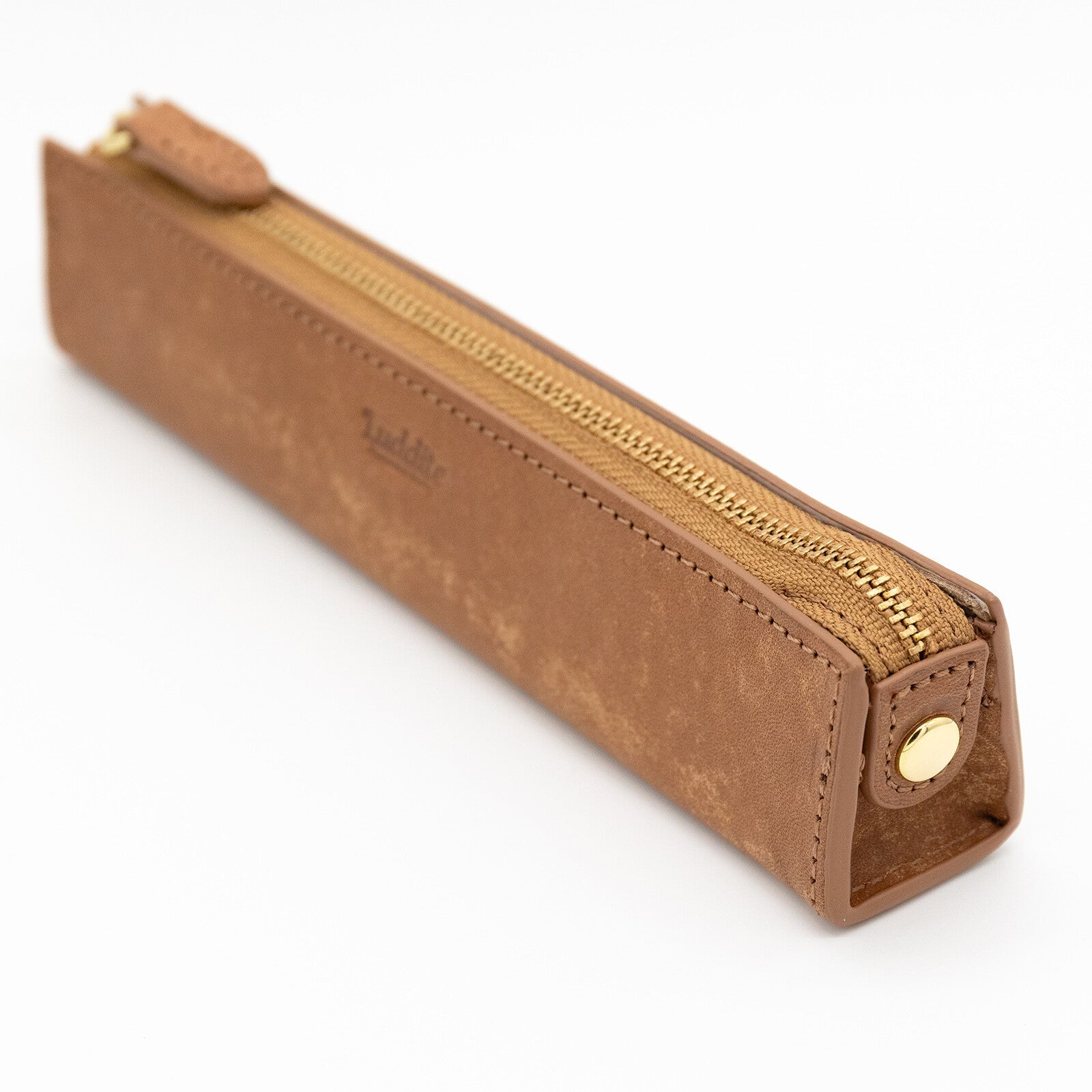 MAYA Leather Trilateral Pen Case Small / Luddite