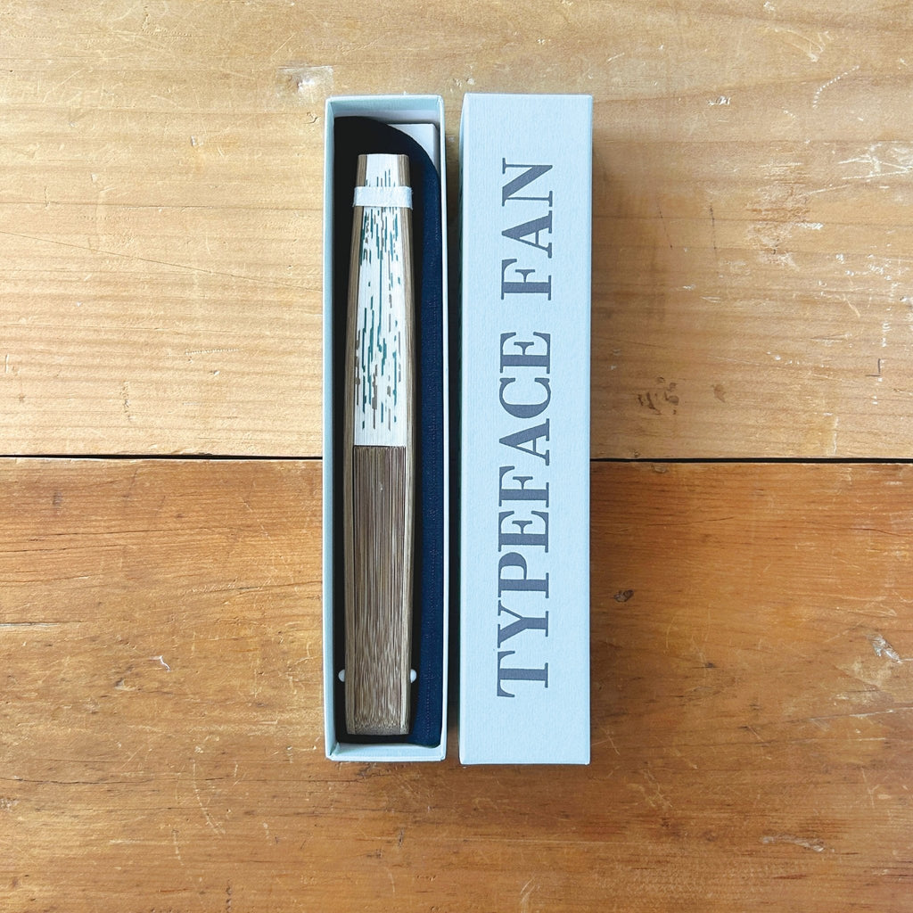 Typeface Fan (Bodoni) / Letterpress Letters