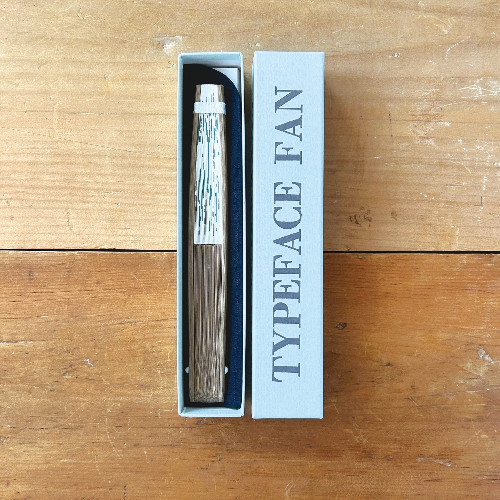 Typeface Fan (Bodoni) / Letterpress Letters