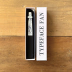 Typeface Fan (Bodoni) / Letterpress Letters