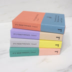 TYPEFACE NOTEBOOK A6 Size 365 Page Notebook - Futura / Letterpress Letters