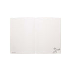 Open MIDORI Ueno Zoo notebook showing lined pages with an animal print in the corner