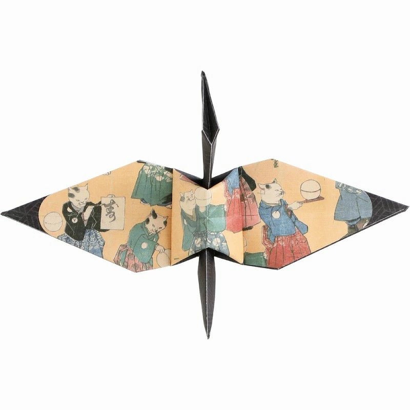 Ukiyo-e Crane Origami Paper / Toyo