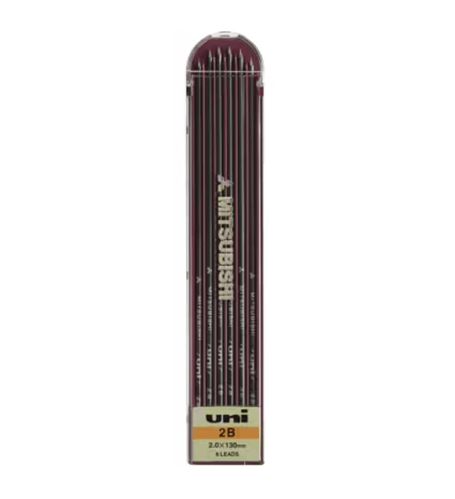 uni 2mm Graphite Pencil Lead Refill / uni Mitsubishi Pencil