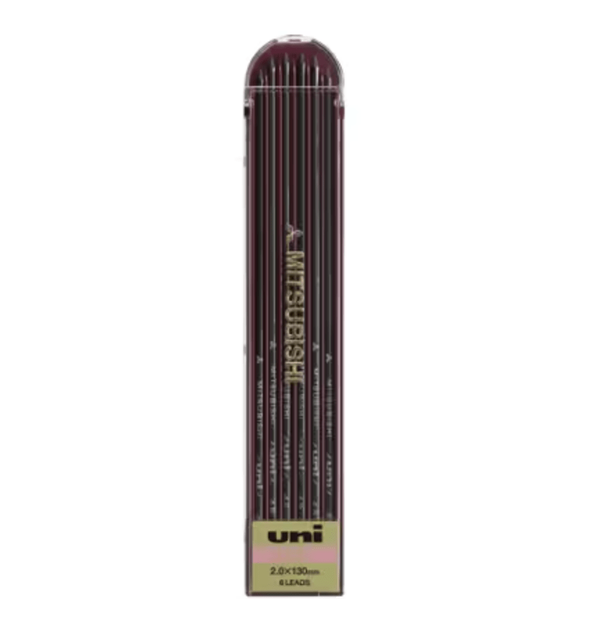 uni 2mm Graphite Pencil Lead Refill / uni Mitsubishi Pencil