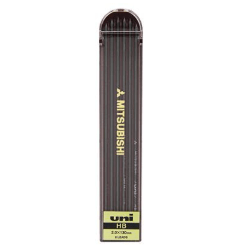 uni 2mm Graphite Pencil Lead Refill / uni Mitsubishi Pencil