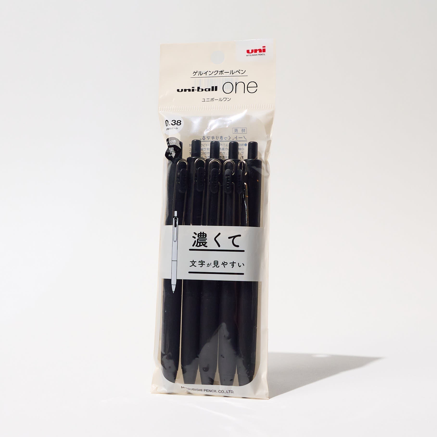 uni-ball one Gel Ink Pens 5P / uni Mitsubishi Pencil