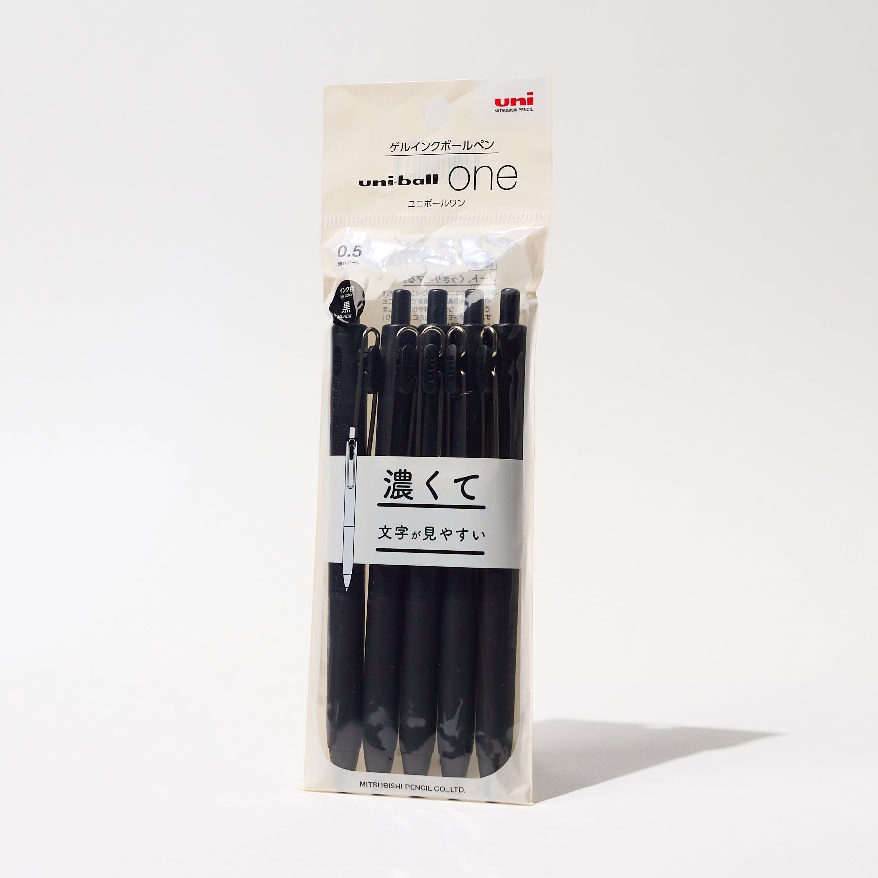 uni-ball one Gel Ink Pens 5P / uni Mitsubishi Pencil