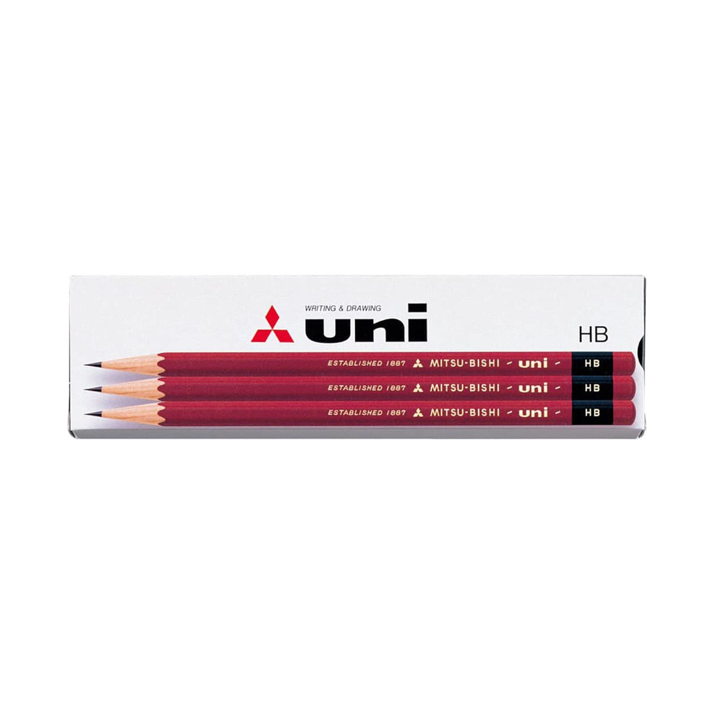 uni Wooden Pencils 1 Dozen Pack / uni Mitsubishi Pencil