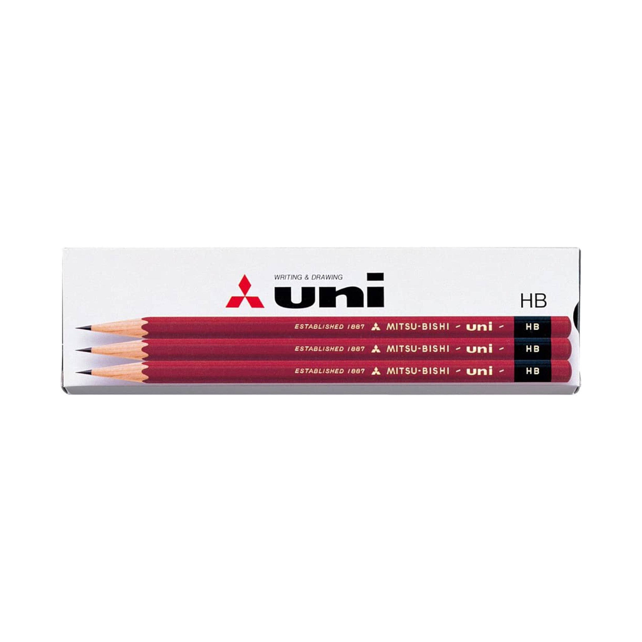 uni Wooden Pencils 1 Dozen Pack / uni Mitsubishi Pencil