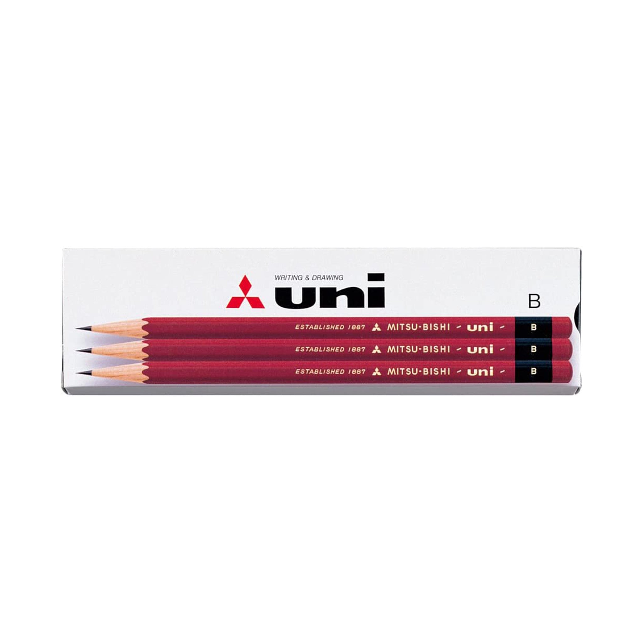uni Wooden Pencils 1 Dozen Pack / uni Mitsubishi Pencil