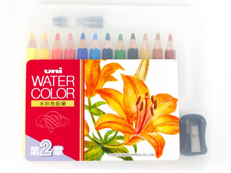Uni Watercolor Pencil Set