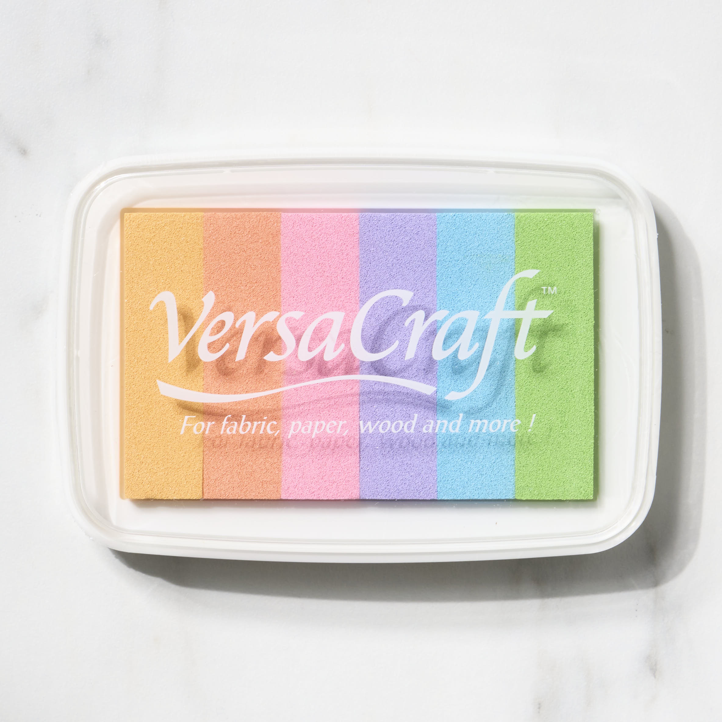 VersaCraft L Size 6 Color Rainbow Stamp Pad / Tsukineko