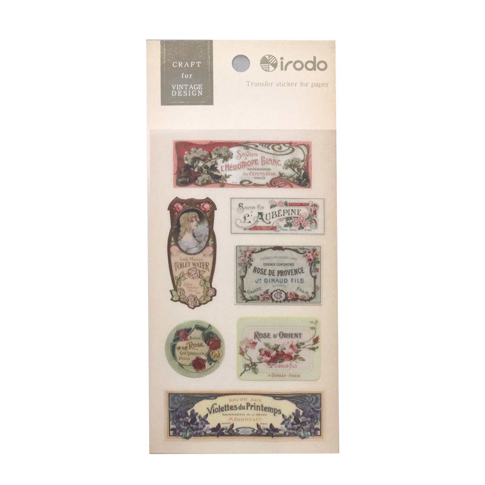 Vintage Journal Sticker Set / irodo