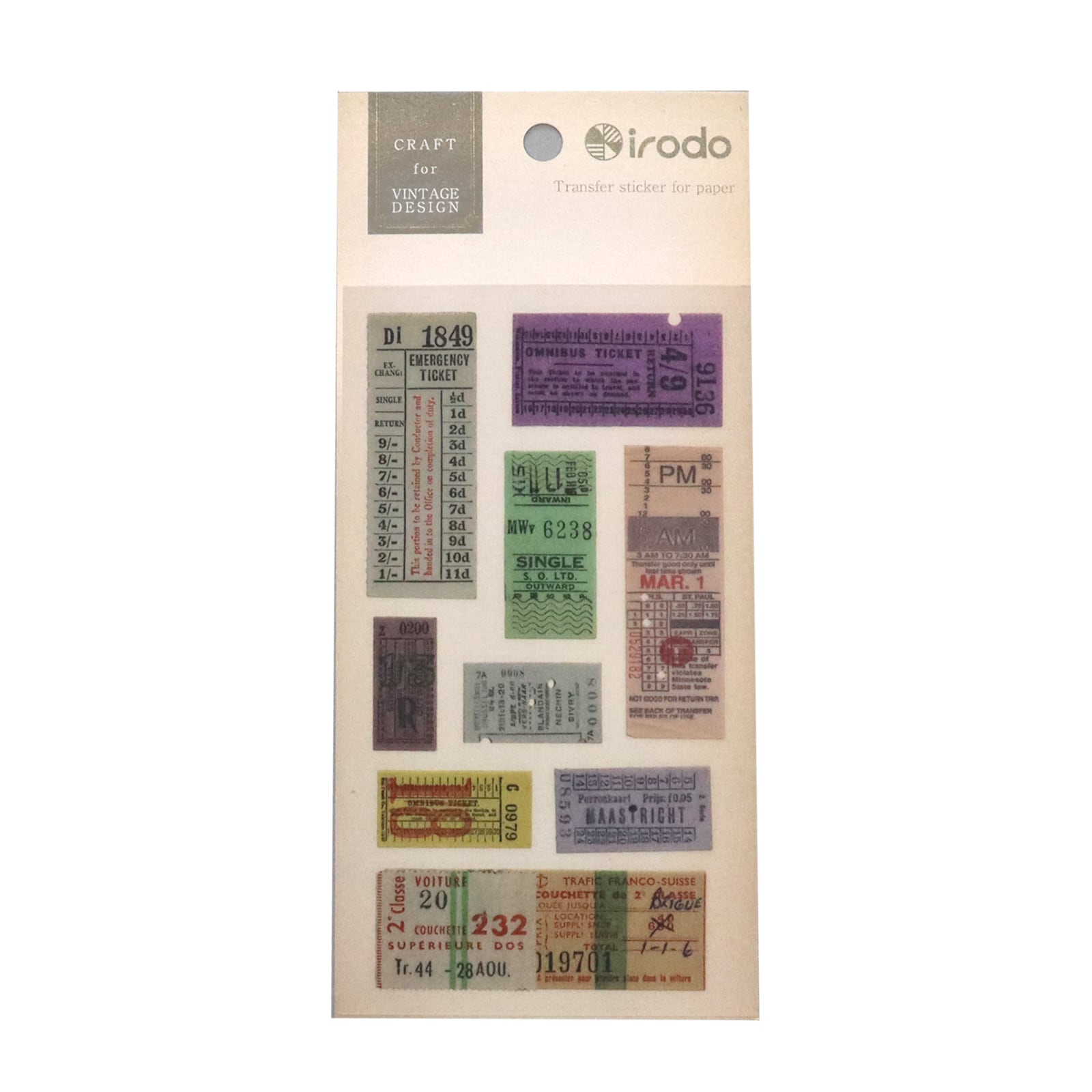 Vintage Journal Sticker Set / irodo