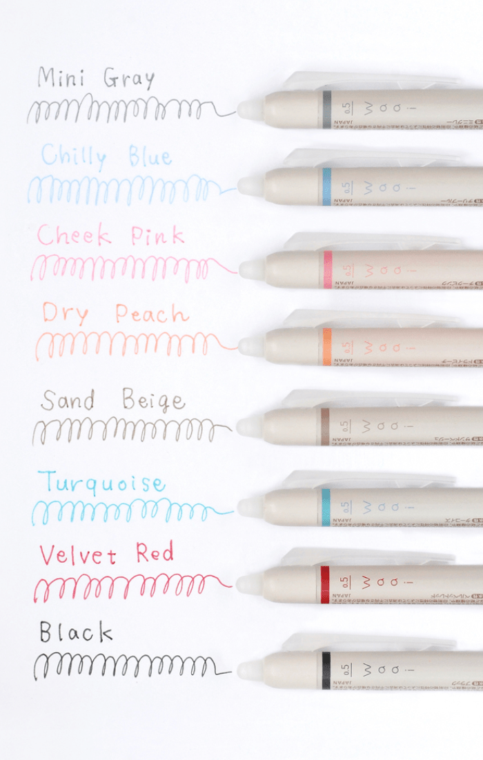 Waai Frixion Erasable Ballpoint Pen Full Set / Pilot