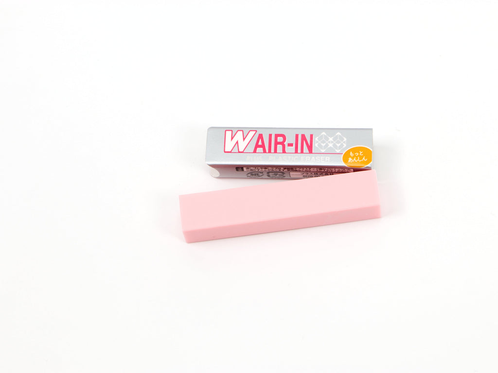 Plus W Air-In Plastic Eraser