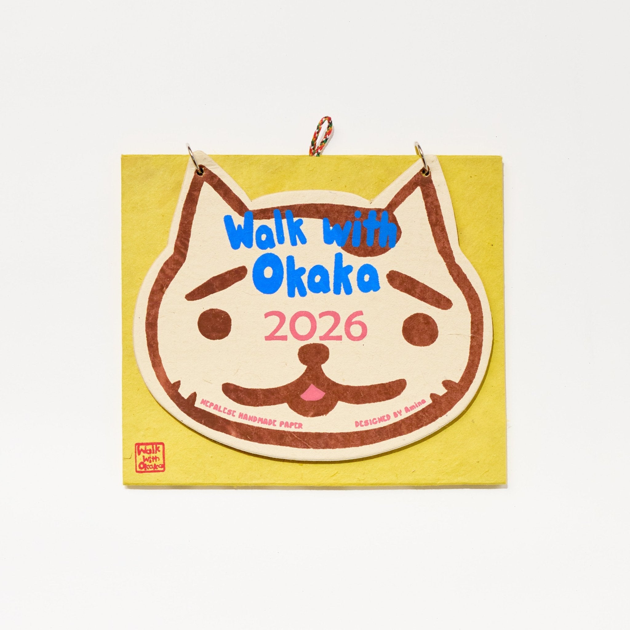 Walk with Okaka Desk Calendar 2026 Designed by Amina / Amina Collection Co., Ltd.