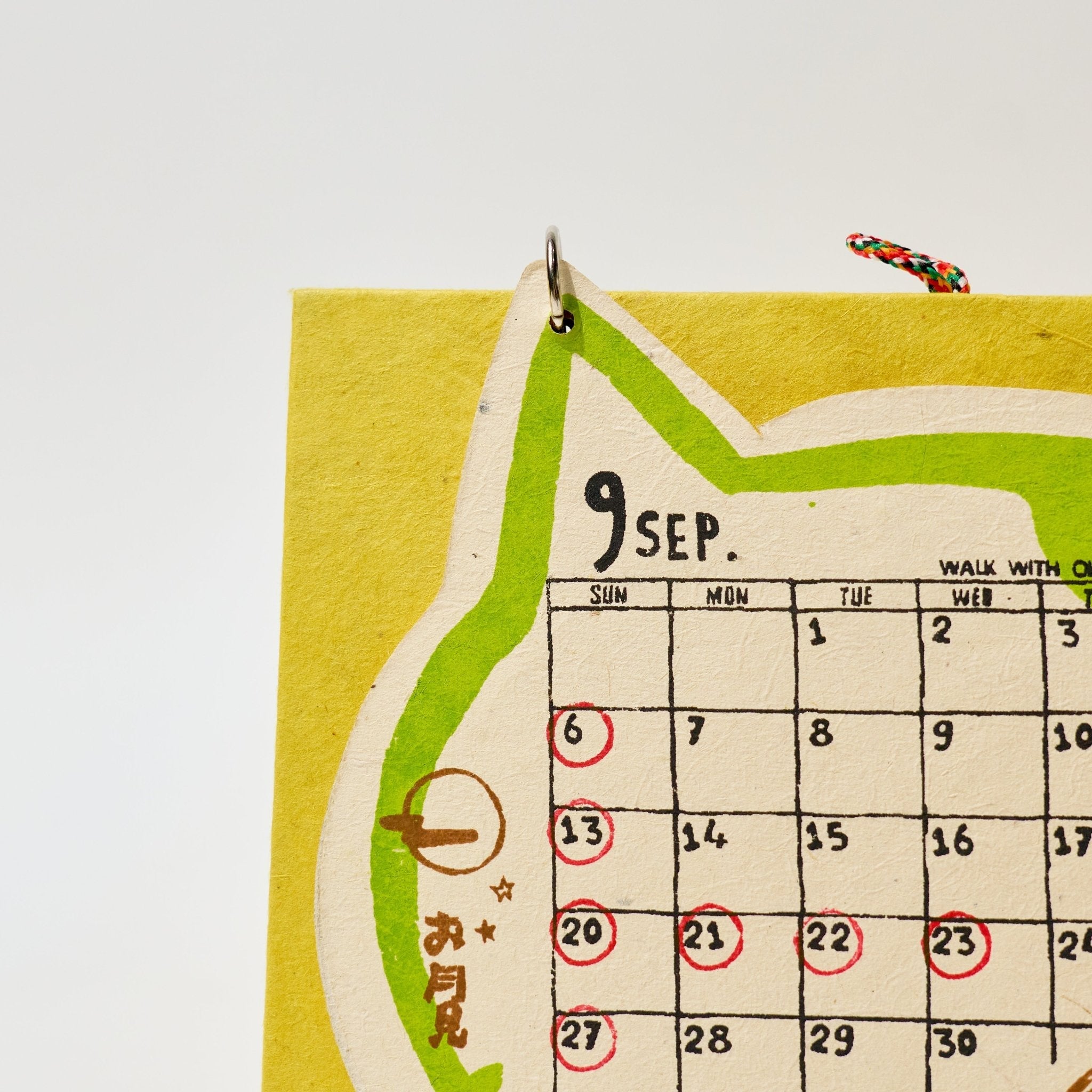 Walk with Okaka Desk Calendar 2026 Designed by Amina / Amina Collection Co., Ltd.