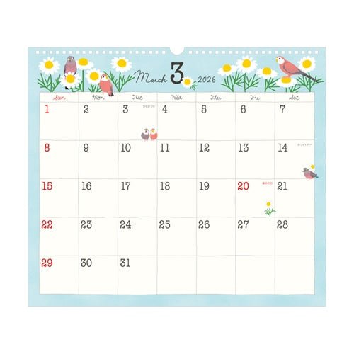 Wall Calendars 2026 / MIDORI