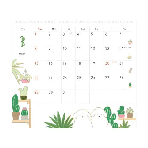 Wall Calendars 2026 / MIDORI