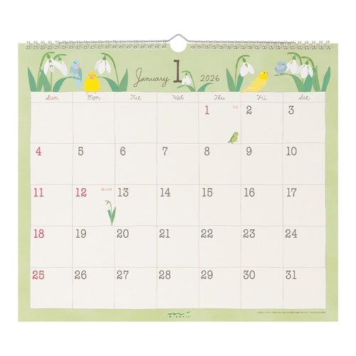 Wall Calendars 2026 / MIDORI