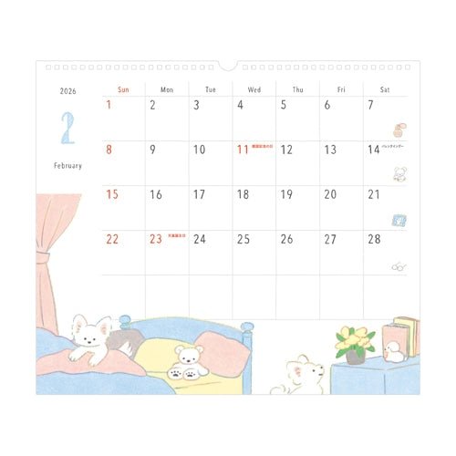 Wall Calendars 2026 / MIDORI
